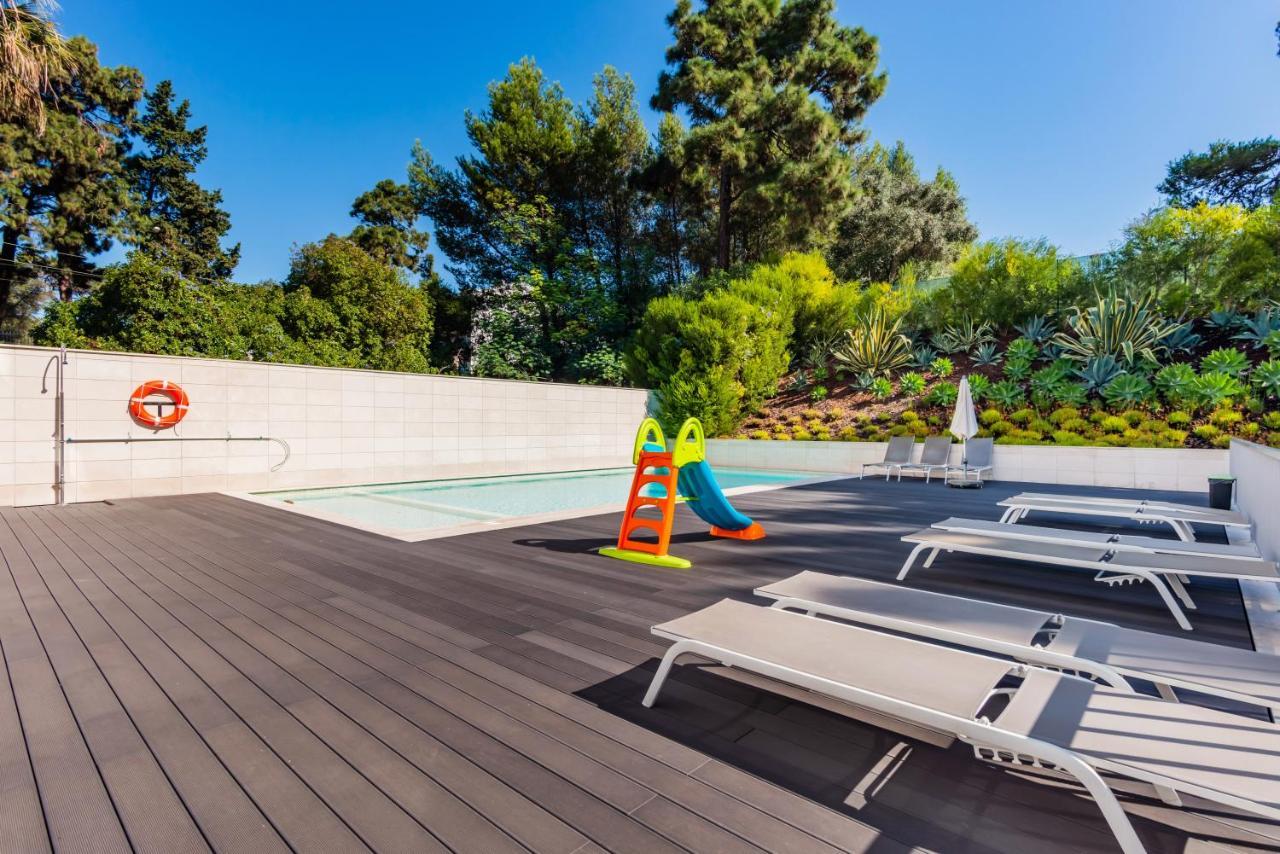 Oeiras Elegant Retreat With Poolアパートメント エクステリア 写真
